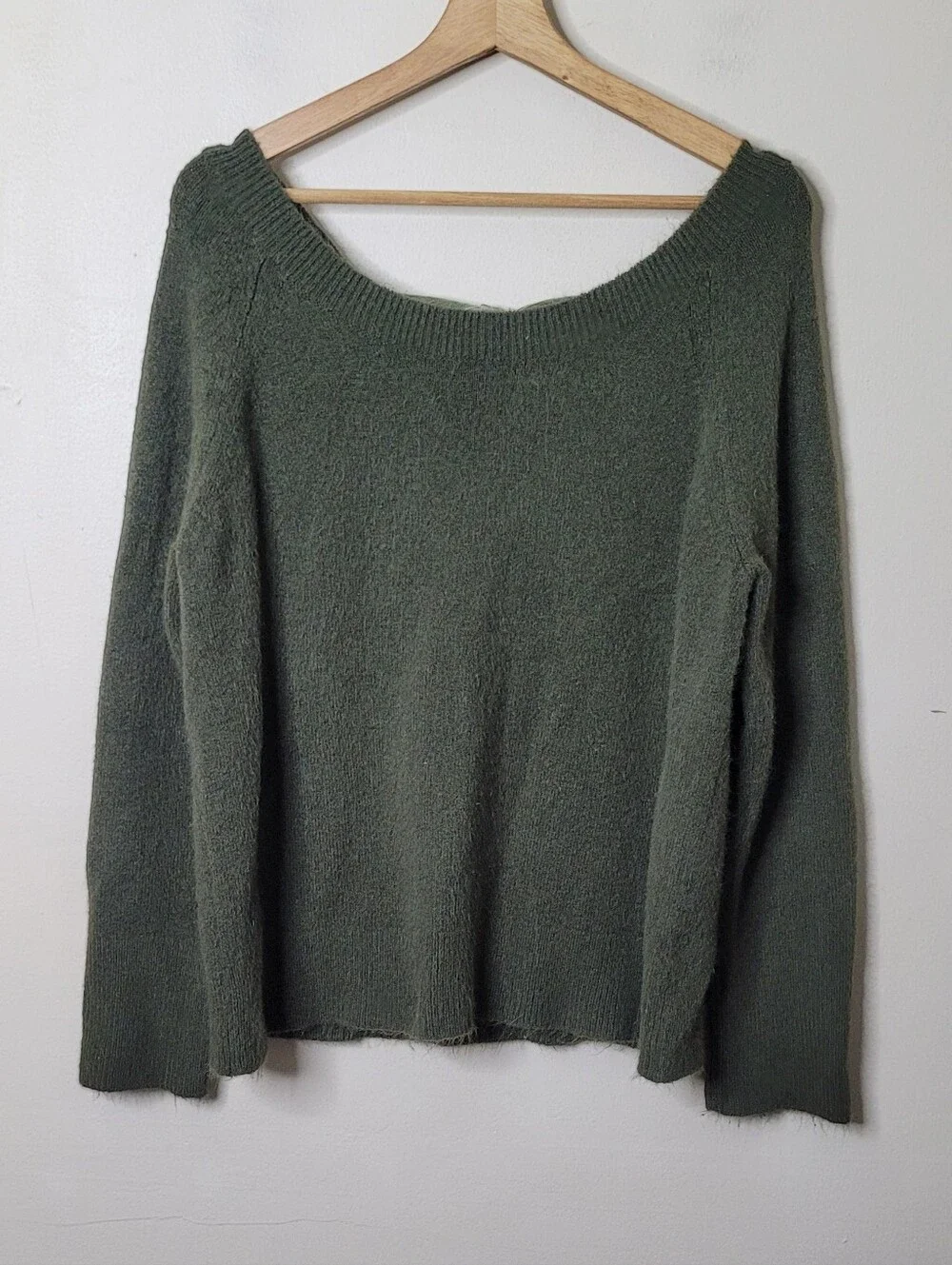 J. Crew Velvet Bow Back Sweater Medium